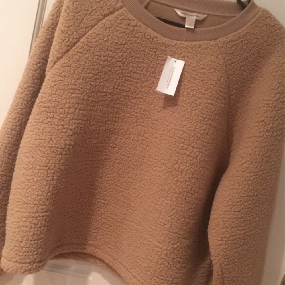 Sherpa Fleece Crew-Neck Sweatshirt